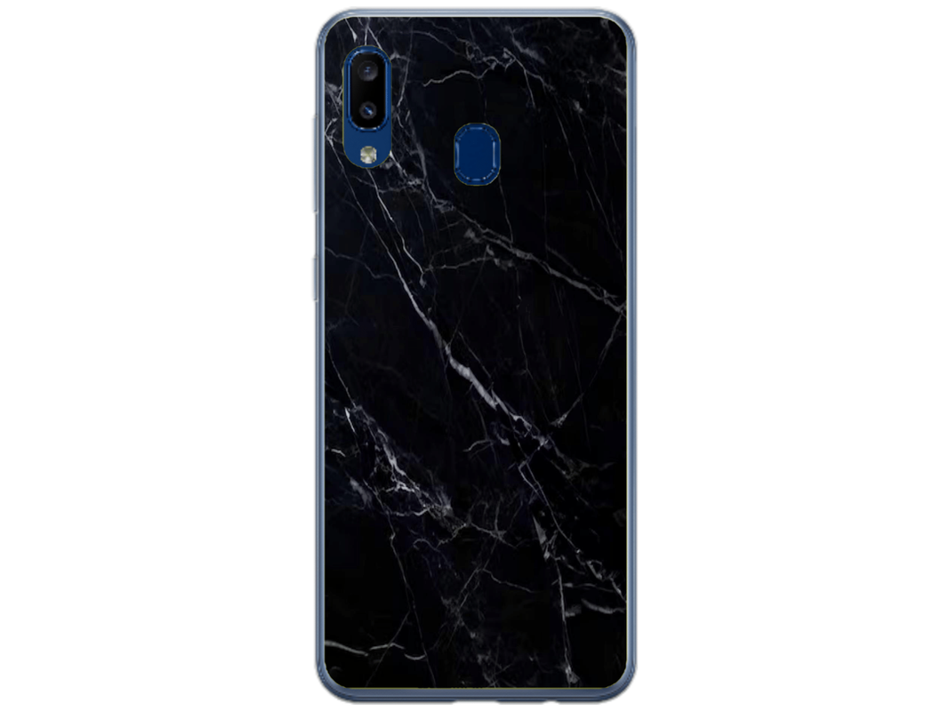 Husa Silicon HQCover compatibila cu Samsung Galaxy A40, model Marble v2, rezistenta la socuri si zgarieturi, SP1M00041
