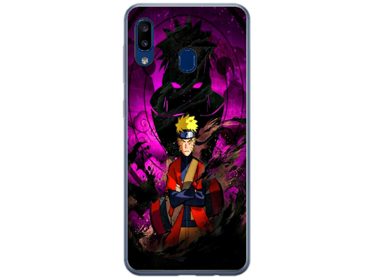 Husa Silicon HQCover compatibila cu Samsung Galaxy A40, model Naruto v2, rezistenta la socuri si zgarieturi, SP1M00047