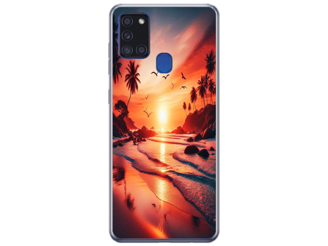 Husa Silicon HQCover compatibila cu Samsung Galaxy A21s, model Apus, rezistenta la socuri si zgarieturi, SP1M00008