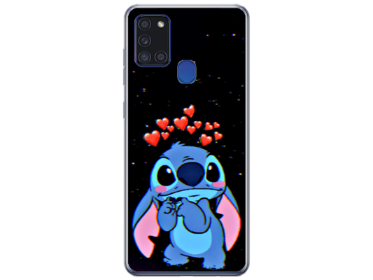 Husa Silicon HQCover compatibila cu Samsung Galaxy A21s, model Stitch v3, rezistenta la socuri si zgarieturi, SP1M00014