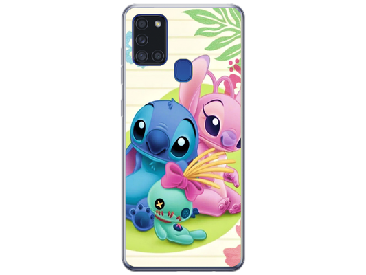 Husa Silicon HQCover compatibila cu Samsung Galaxy A21s, model Stitch v8, rezistenta la socuri si zgarieturi, SP1M00039