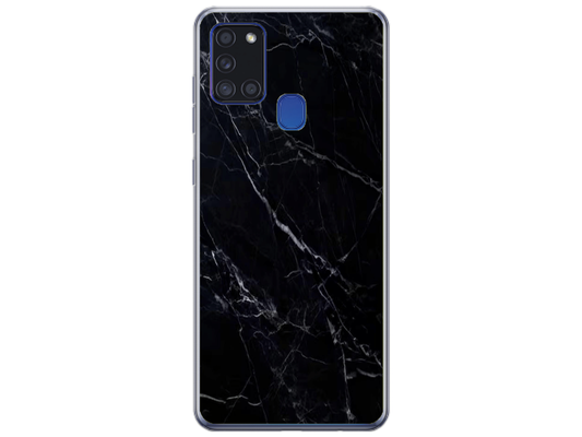 Husa Silicon HQCover compatibila cu Samsung Galaxy A21s, model Marble v2, rezistenta la socuri si zgarieturi, SP1M00041
