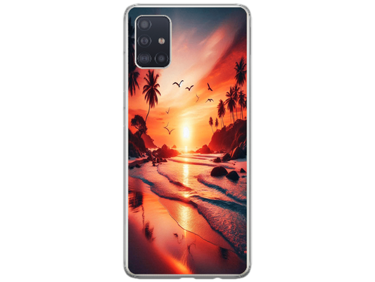 Husa Silicon HQCover compatibila cu Samsung Galaxy A51, model Apus, rezistenta la socuri si zgarieturi, SP1M00008