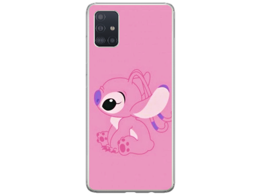 Husa Silicon HQCover compatibila cu Samsung Galaxy A71, model Stich v1, rezistenta la socuri si zgarieturi, SP1M00010