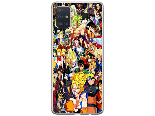 Husa Silicon HQCover compatibila cu Samsung Galaxy A51, model Anime v1, rezistenta la socuri si zgarieturi, SP1M00013