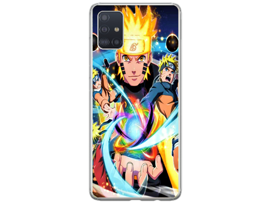 Husa Silicon HQCover compatibila cu Samsung Galaxy A71, model Naruto v1, rezistenta la socuri si zgarieturi, SP1M00020