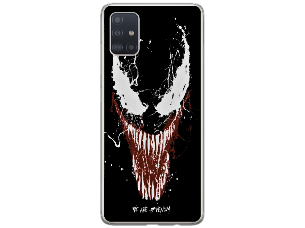 Husa Silicon HQCover compatibila cu Samsung Galaxy A71, model Venom v1, rezistenta la socuri si zgarieturi, SP1M00024