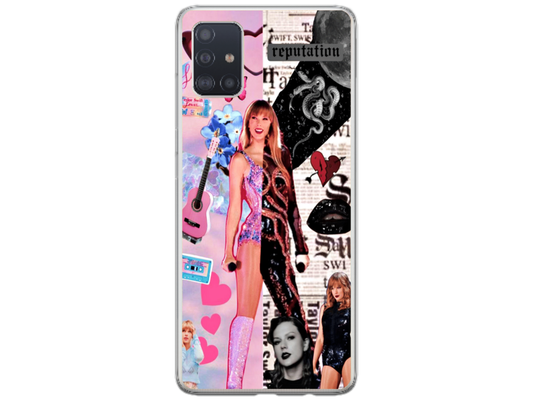Husa Silicon HQCover compatibila cu Samsung Galaxy A51, model Taylor Swift v2, rezistenta la socuri si zgarieturi, SP1M00026