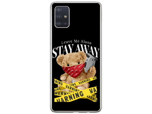 Husa Silicon HQCover compatibila cu Samsung Galaxy A71, model Urs Cool v3, rezistenta la socuri si zgarieturi, SP1M00036