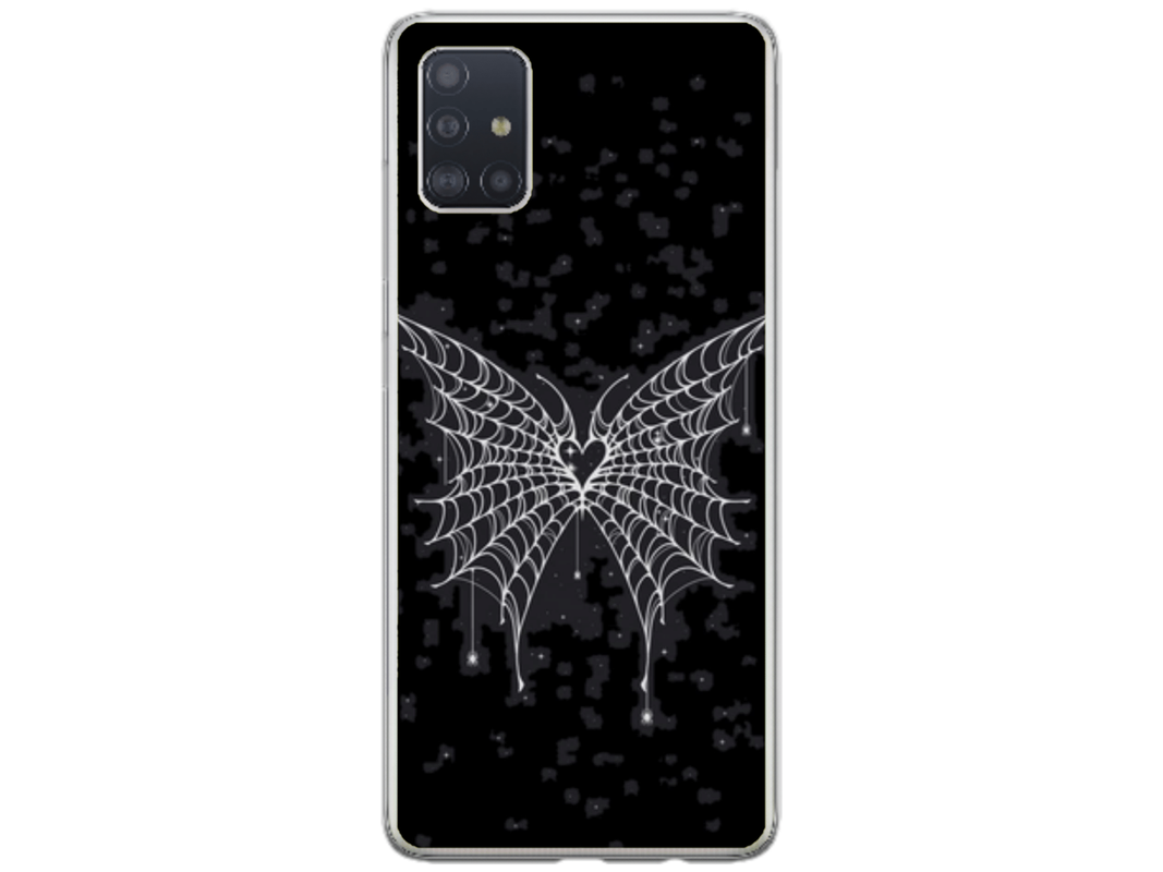 Husa Silicon HQCover compatibila cu Samsung Galaxy A71, model Butterfly, rezistenta la socuri si zgarieturi, SP1M00038