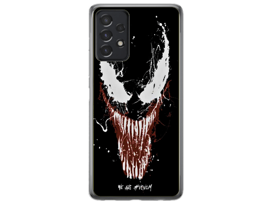 Husa Silicon HQCover compatibila cu Samsung Galaxy A72, model Venom v1, rezistenta la socuri si zgarieturi, SP1M00024