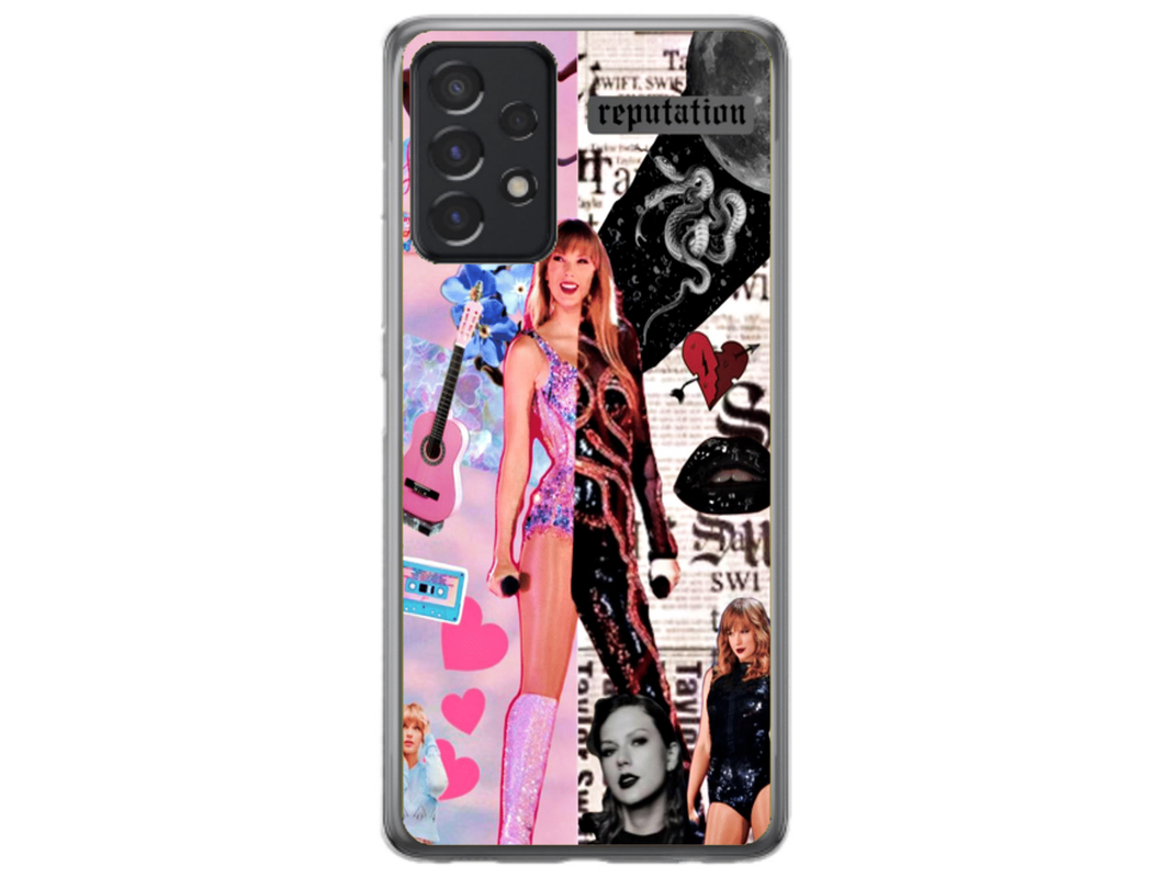 Husa Silicon HQCover compatibila cu Samsung Galaxy A53 5G, model Taylor Swift v2, rezistenta la socuri si zgarieturi, SP1M00026