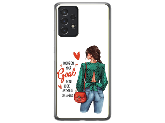 Husa Silicon HQCover compatibila cu Samsung Galaxy A52 4G, model Look Ahead, rezistenta la socuri si zgarieturi, SP1M00032