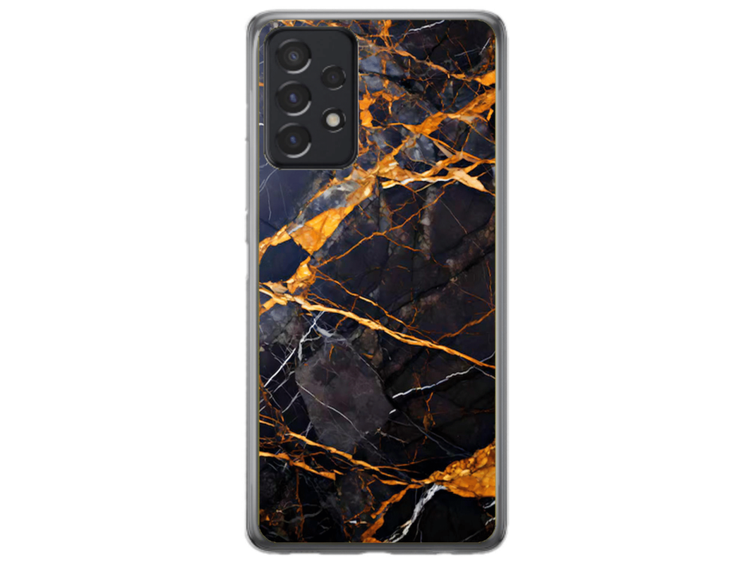 Husa Silicon HQCover compatibila cu Samsung Galaxy A53 5G, model Marble v1, rezistenta la socuri si zgarieturi, SP1M00035