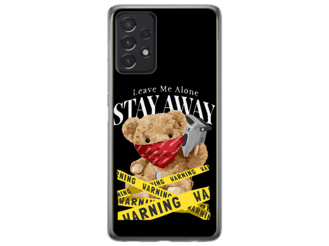 Husa Silicon HQCover compatibila cu Samsung Galaxy A32 5G, model Urs Cool v3, rezistenta la socuri si zgarieturi, SP1M00036