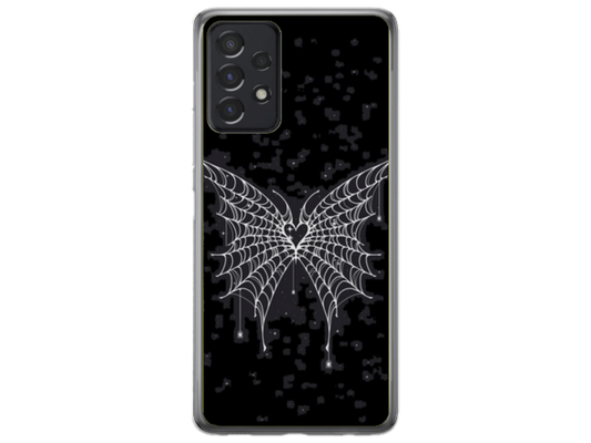 Husa Silicon HQCover compatibila cu Samsung Galaxy A73, model Butterfly, rezistenta la socuri si zgarieturi, SP1M00038