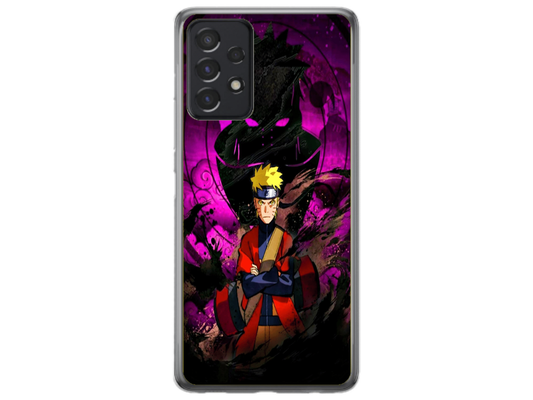Husa Silicon HQCover compatibila cu Samsung Galaxy A73, model Naruto v2, rezistenta la socuri si zgarieturi, SP1M00047