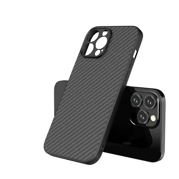 Husa de protectie Carbon Case compatibila cu Apple iPhone 11, rezistenta la socuri, tip carcasa