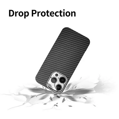 Husa de protectie Carbon Case compatibila cu Apple iPhone 12, rezistenta la socuri, tip carcasa