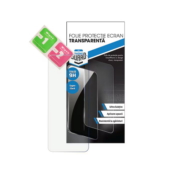 Set Husa Silicon + Folie din silicon Case Friendly compatibila cu Apple iPhone 7 Plus, mov, protectie 360