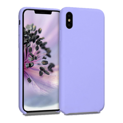 Husa de protectie Silicon compatibila cu Apple iPhone XR, mov, rezistenta la socuri, tip carcasa, interior microfibra