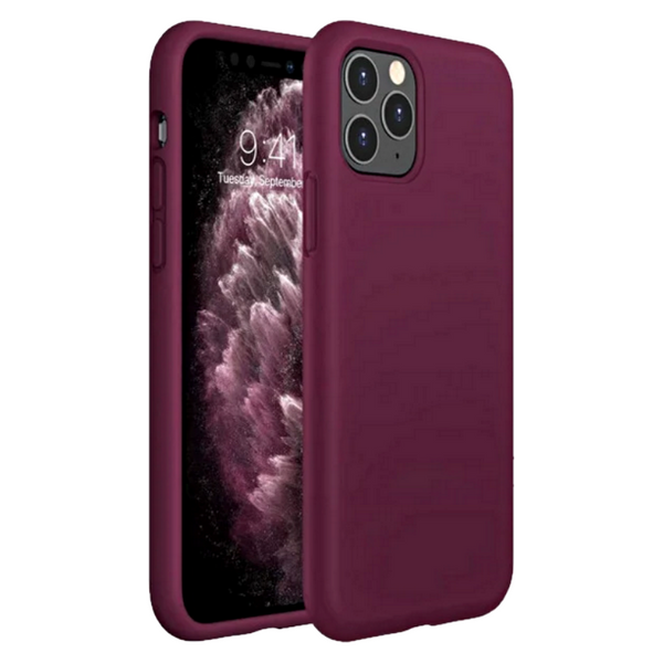 Husa de protectie Silicon compatibila cu Apple iPhone 11 Pro Max, visinie, rezistenta la socuri, tip carcasa, interior microfibra