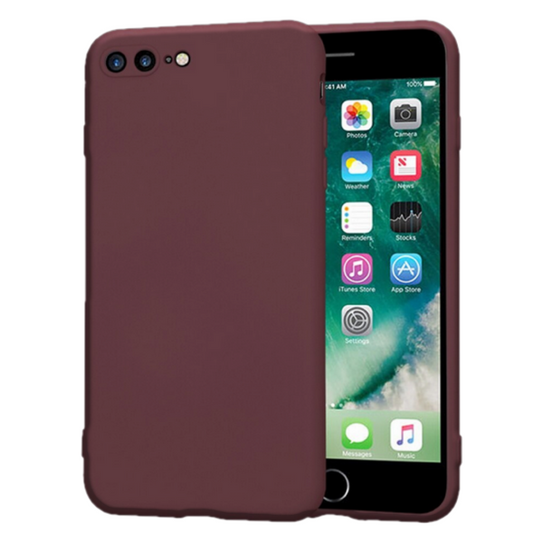 Husa de protectie Silicon compatibila cu Apple iPhone X, visinie, rezistenta la socuri, tip carcasa, interior microfibra