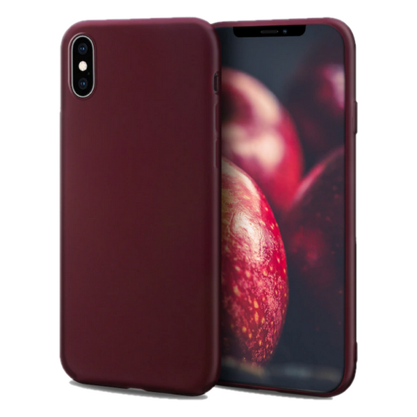 Husa de protectie Silicon compatibila cu Apple iPhone XS Max, visinie, rezistenta la socuri, tip carcasa, interior microfibra