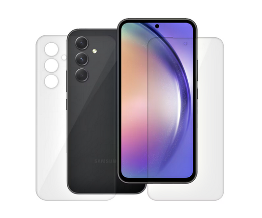 Folie de silicon regenerabila transparenta compatibila cu Motorola Moto G Power (2022), Fata+Spate, HQShield, Hydrogel, Flexibila, Full Glue