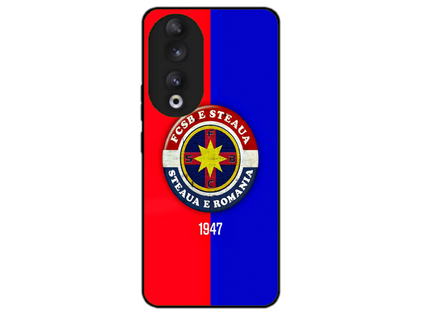 Husa Silicon HQCover compatibila cu Honor 90, model FCSB Steaua, rezistenta la socuri si zgarieturi, SP1M00003