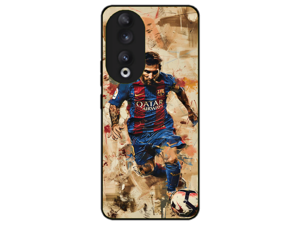 Husa Silicon HQCover compatibila cu Honor 90, model Messi v1, rezistenta la socuri si zgarieturi, SP1M00006