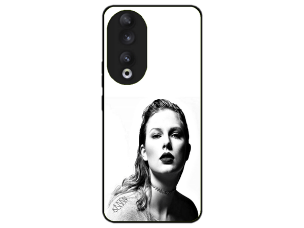 Husa Silicon HQCover compatibila cu Honor 90, model Taylor Swift v1, rezistenta la socuri si zgarieturi, SP1M00016