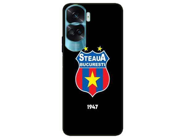 Husa Silicon HQCover compatibila cu Honor 90 Lite, model Steaua Bucuresti, rezistenta la socuri si zgarieturi, SP1M00004