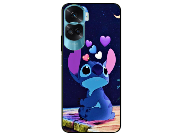 Husa Silicon HQCover compatibila cu Honor 90 Lite, model Stitch v5, rezistenta la socuri si zgarieturi, SP1M00018