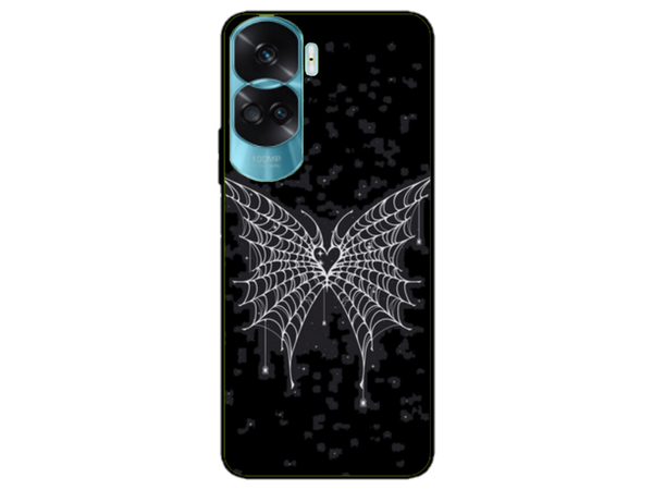 Husa Silicon HQCover compatibila cu Honor 90 Lite, model Butterfly, rezistenta la socuri si zgarieturi, SP1M00038