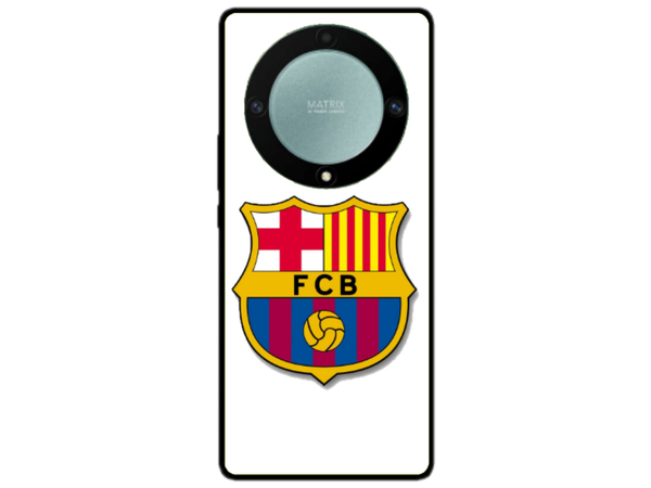 Husa Silicon HQCover compatibila cu Honor Magic 5 Lite, model Fotbal FCB, rezistenta la socuri si zgarieturi, SP1M00001