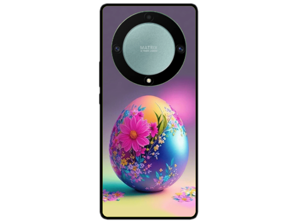 Husa Silicon HQCover compatibila cu Honor Magic 5 Lite, model Easter Egg, rezistenta la socuri si zgarieturi, SP1M00002