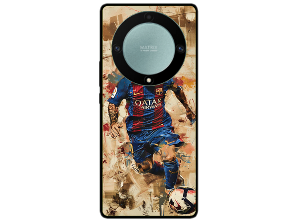 Husa Silicon HQCover compatibila cu Honor Magic 5 Lite, model Messi v1, rezistenta la socuri si zgarieturi, SP1M00006