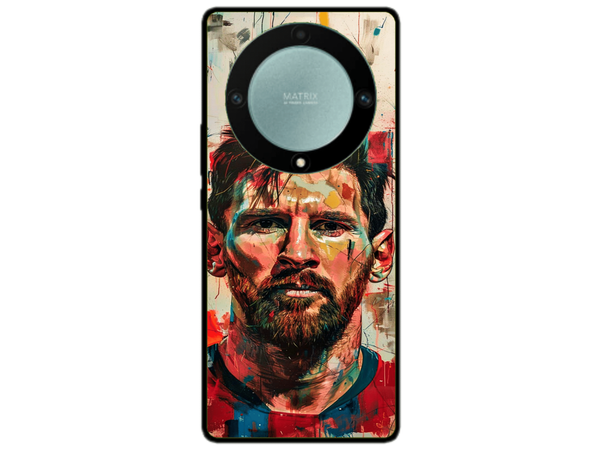 Husa Silicon HQCover compatibila cu Honor Magic 5 Lite, model Messi v2, rezistenta la socuri si zgarieturi, SP1M00007