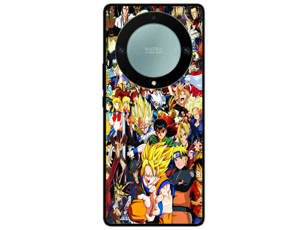 Husa Silicon HQCover compatibila cu Honor Magic 5 Lite, model Anime v1, rezistenta la socuri si zgarieturi, SP1M00013