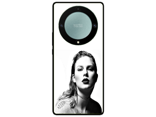 Husa Silicon HQCover compatibila cu Honor Magic 5 Lite, model Taylor Swift v1, rezistenta la socuri si zgarieturi, SP1M00016