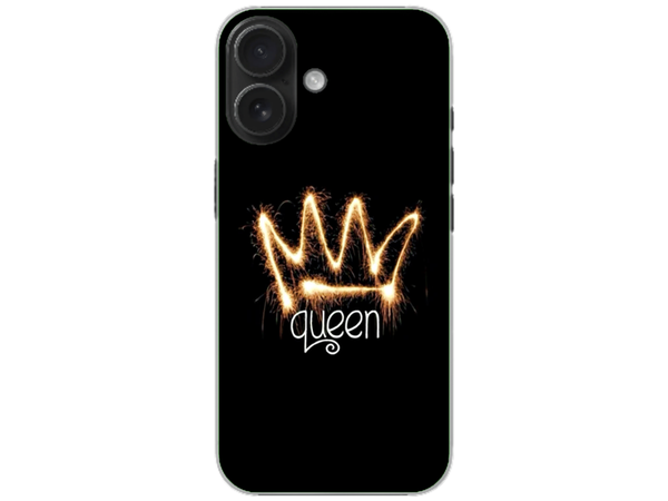 Husa Silicon HQCover compatibila cu Apple iPhone 16, model Queen, rezistenta la socuri si zgarieturi, SP1M00025