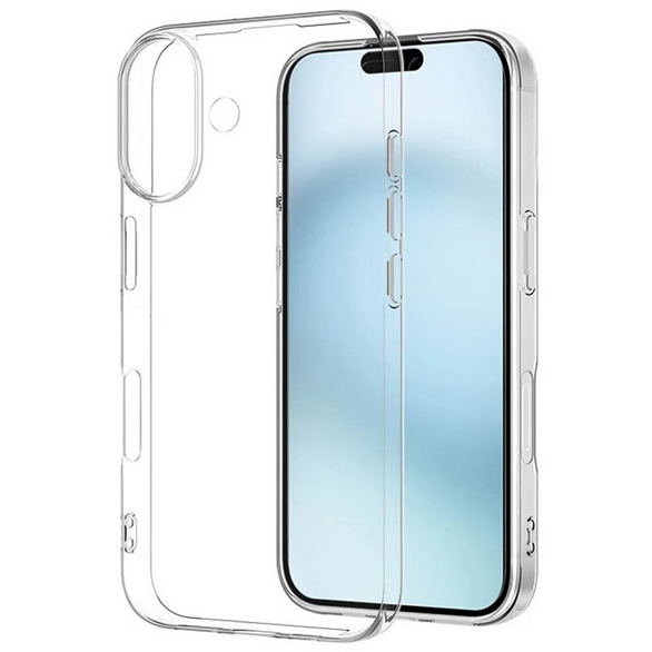 Husa de protectie Transparenta compatibila cu Apple iPhone 16 Plus, rezistenta la socuri, silicon, tip carcasa